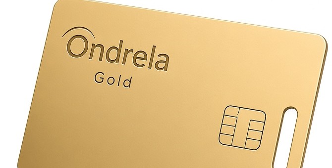 Ondrela Gold card tracker